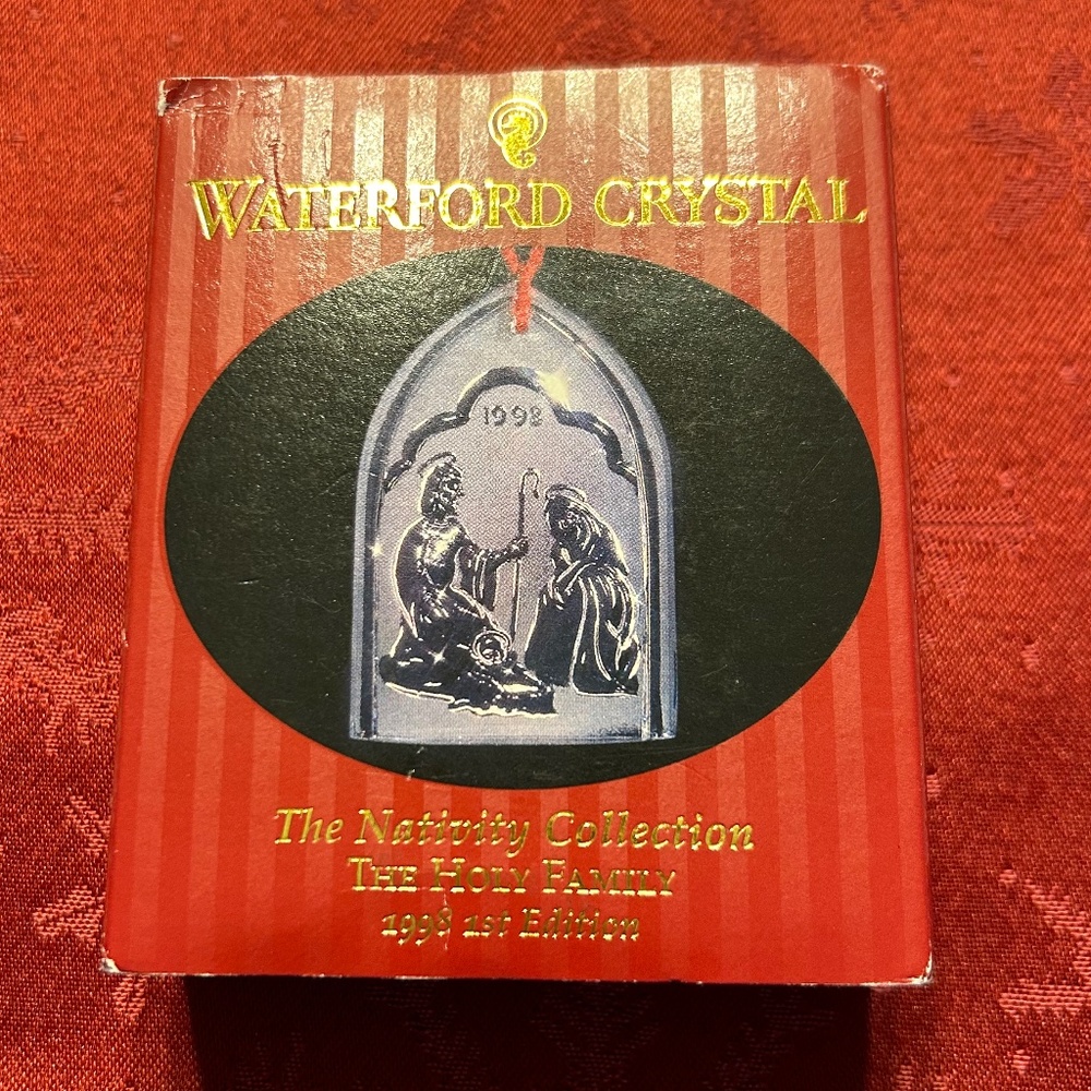 Waterford The Holy Family 1998 1st edition Ornament